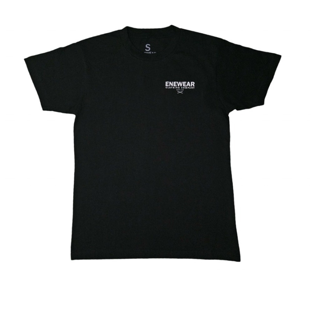 Enewear Men's Black Stay Inspired Graphic Print Short Sleeve‎ T-Shirt Size XL